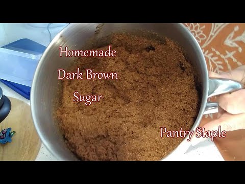 Homemade Dark Brown Sugar | Pantry Staple