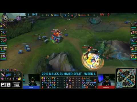 NV vs IMT Highlights, Game 2 NA LCS Week 6 Day 1 Summer 2016   Immortals vs Team Envy G2