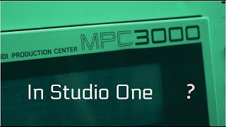 People Love Akai MPC ?? - Studio One 4 - Groove & Swing