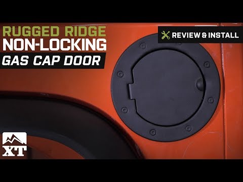 Jeep Wrangler Rugged Ridge Non-Locking Gas Cap Door (2007-2017 JK) Review & Install
