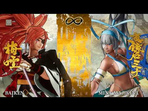 Samurai Shodown - Baiken vs Mina