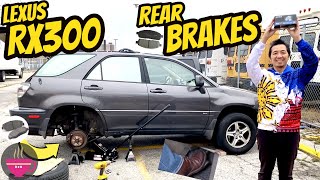 How to: Rear Brake Pads Replace 2002 Lexus RX300