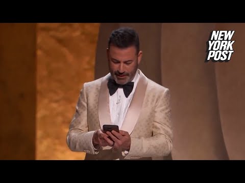 Jimmy Kimmel responds in real time to Donald Trump’s insults at the Oscars