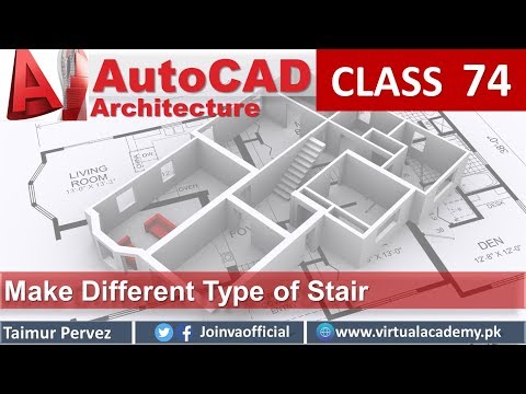 Make Different types of 3D Stairs in AutoCAD | How to...
