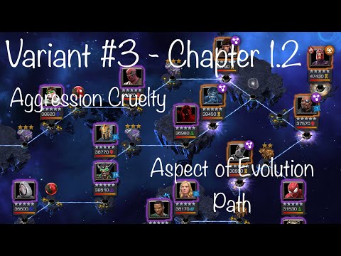 Variant #3 Ch. 1.2 - vs Black Panther CW, Ghost, Diablo, Ægon, Void, Beast, Magneto | MCOC