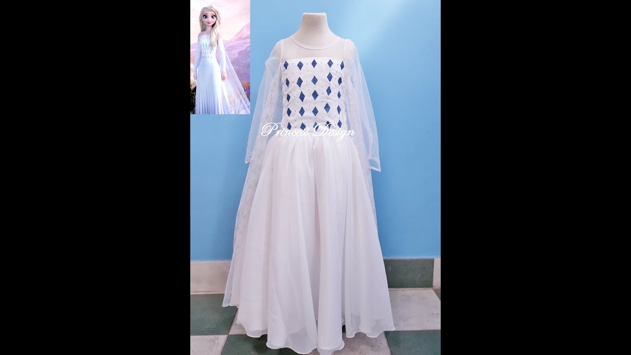 Vestido Disfraz de Elsa Frozen 2