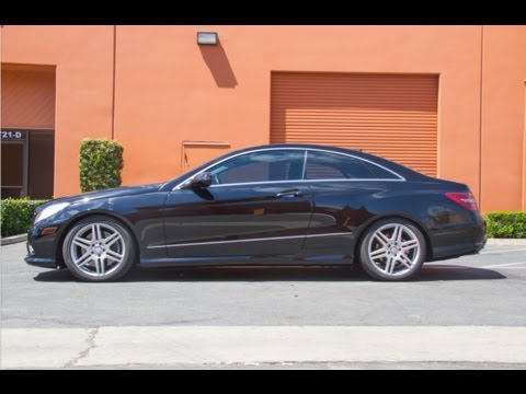 Mercedes Benz E550 gets lowered with H&R Springs at ModBargains