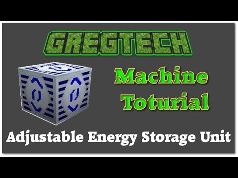 MINECRAFT MOD SPOTLIGHT GREG TECH #8 - Adjustable Energy Storage Unit