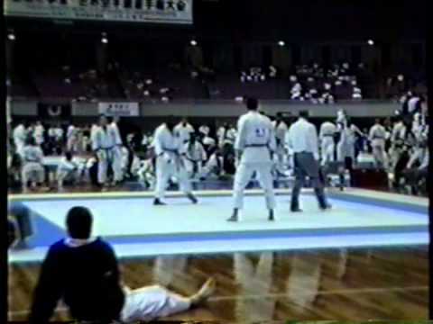 1996 JKA Shotocup. Shawn Sample Ippon vs Ronnie Christopher