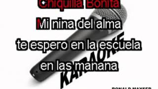 CHIQUILLA BONITA   EL PEQUEÑO GIPI   KARAOKE WMV V9