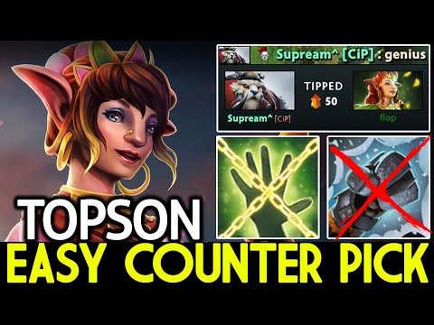 TOPSON [Enchantress] Genius Mid Player Easy Counter Pick Dota 2