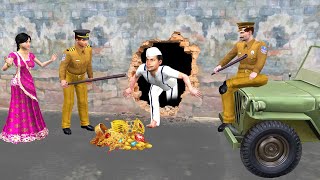 पुलिस चोर जेल पलायन Police Thief Jail Escape Comedy Video हिंदी कहानिया Hindi Kahaniya Comedy Video