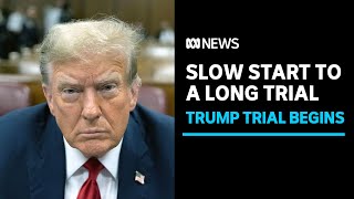 Donald Trump's 'hush money' trial begins | ABC News