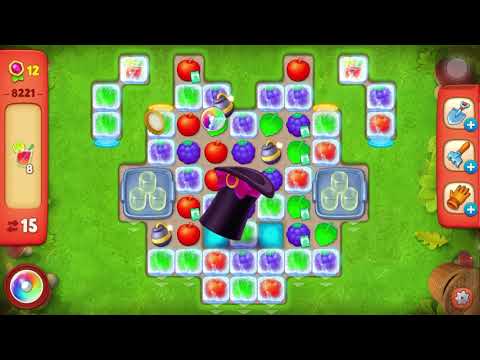 Gardenscapes Level 8221 (Hard Level)