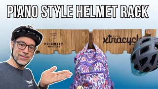 A Great Way to Store Bike Helmets (or Coats!)