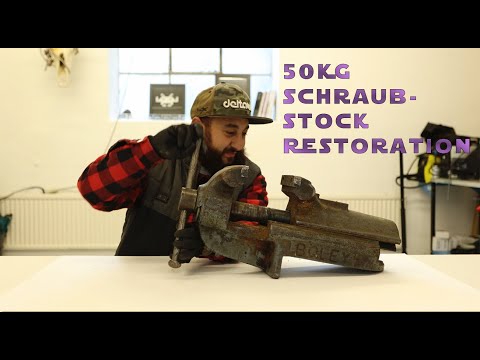 DIY 50 kg Schraubstock von Boley restauration / I restore a 50 kg Boley vise