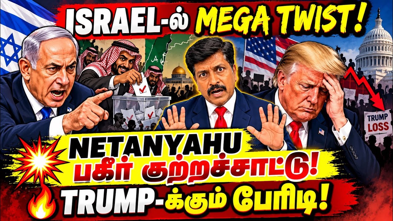 ISRAEL Election TWIST! NETANYAHU பகீர் குற்றச்சாட்டு! USA-வில் TRUMP-க்கும் பே?