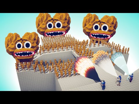 100x GOLDEN POPPY PLAYTIME + GIANTS vs 3x EVERY GOD - TABS | Totally Accurate Battle Simulator