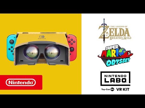 Super Mario Odyssey & The Legend of Zelda: Breath of the Wild – VR, Nintendo Labo style!
