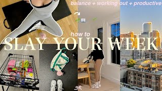 how to SLAY your week⭐️ *productive* vlog + 5am motivation for the girlies & finding my balance