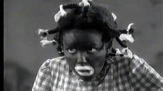 Judy Garland in blackface in &quot;Everybody Sing&quot; (1938)