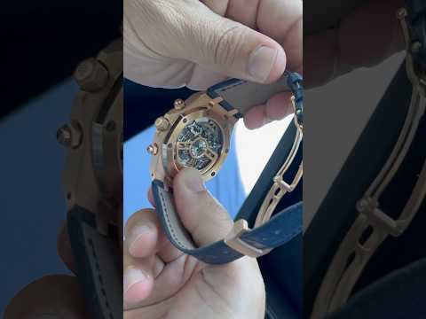 Unboxing Audemars Piguet Royal Oak Chronograph in 18k Rose Gold & Blue Dial 26240or.oo.d315cr.01
