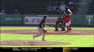 Jonathan Araúz conecta su segundo imparable del Spring Training 2021
