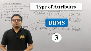 Types of Attributes in DBMS [Hindi] | Simple | Composite | Multivalued Attributes | Computer Science