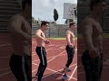 Expérience: Deux frères Jumeaux font un sprint qui sera le plus rapide ? #shorts