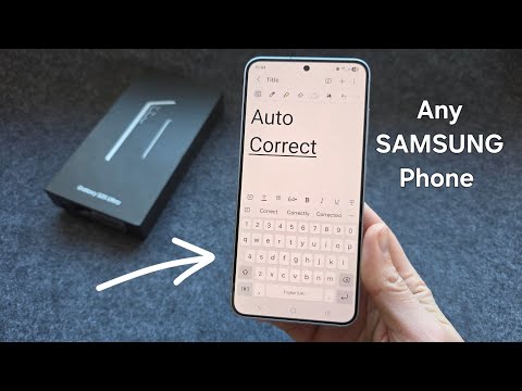 Any SAMSUNG Phone - How to Enable Auto Correct