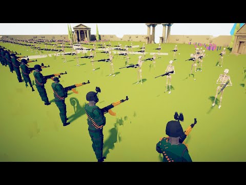 CAN 50X SPECIAL ARMY FORCES DEFEAT 400X SKELETON ARMY Tabs - Totally Accurate Battle Simulator