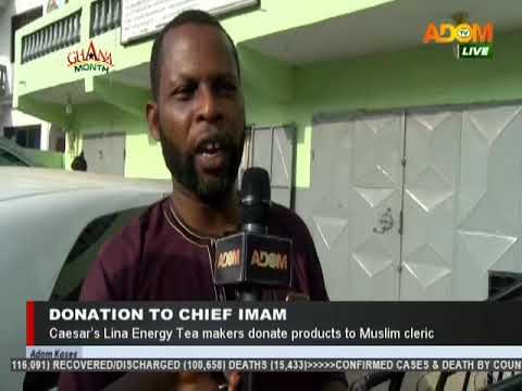Donation To Chief Imam - Adom TV News (23-3-20)