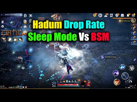 Black Desert Mobile Hadum Drop Rate Sleep Mode Vs BSM