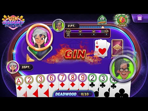 Gin Rummy Online & Offline video