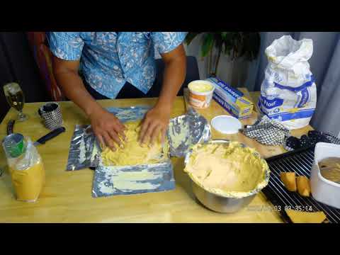 Samoan Fa'ausi Maukegi. Sweet dessert Pumpkin Fa'ausi yummy