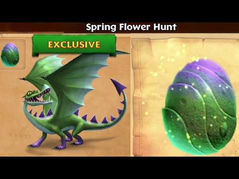 SPRING FLOWER HUNT "SEASAIL" Max Level 175 Titan Mode - Dragons: Rise of Berk