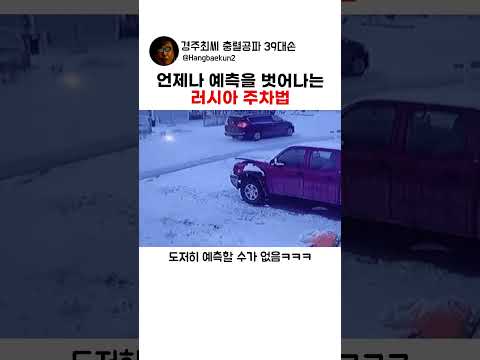 언제나 예측을 벗어나는 러시아 주차법
