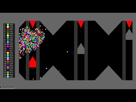 Survival Proliferation 78 - Marble Race in Algodoo