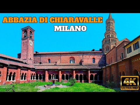 The Secrets of Chiaravalle Abbey (Milan) ⛪️ Lombardy in 4K