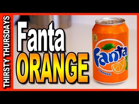 Fanta Orange from Coca Cola in Great Britain - Thirsty Thursdays