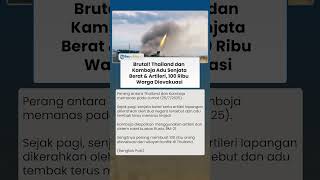 Makin Brutal! Thailand dan Kamboja Adu Artileri Berat & Sistem Roket, 100 Ribu Warga Dievakuasi