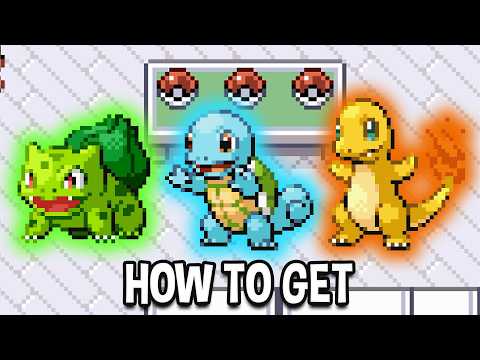How To Get A Shiny Starter Pokemon in Pokemon LeafGreen FireRed