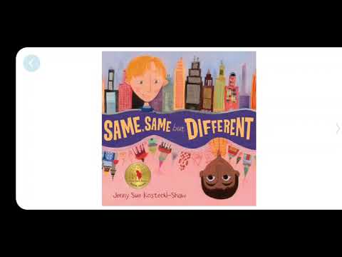 Same Same but Different Read-Aloud Book