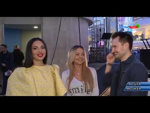 Eurovision 2018 pre-party in Moscow. interview with Aisel