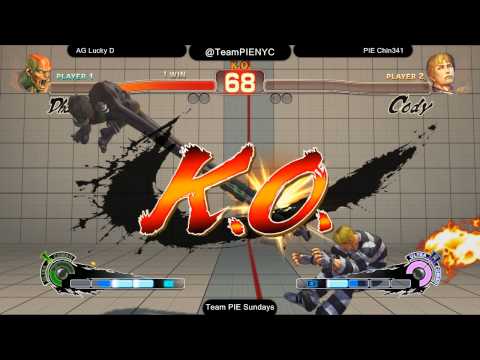 USF4 @ Team PIE Sundays - AG LuckyD (Dhalsim) vs PIE Chin (Cody)