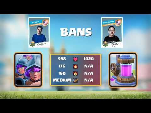 Music Master vs Oxalate 2017 clash Royale American crown tournament