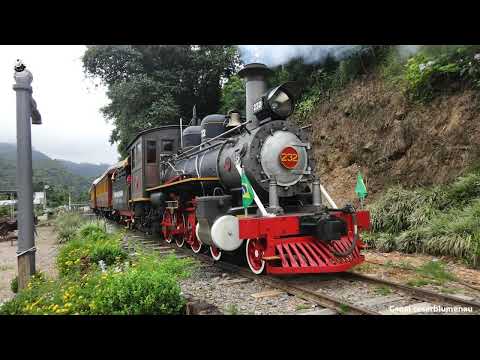 🇧🇷 Trem turístico da EFSC / EFSC Tourist train - Apiúna/SC - (Brasil)