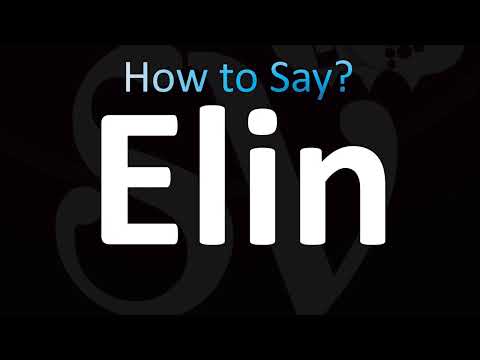 How to Pronounce Elin (CORRECTLY!)
