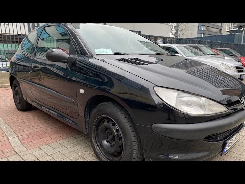Peugeot 206 / 2001 / 1.1i / 60Ps / Schwarz / Tüv / Motor Getriebe Top