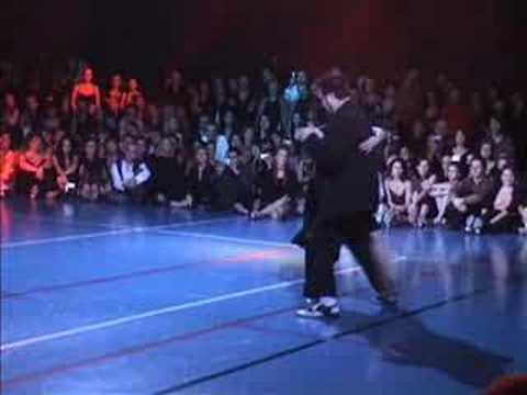  Juana Sepulveda  and  Mariano Frumboli  are  dancing  to  the  tango  "  Yapeyu  "